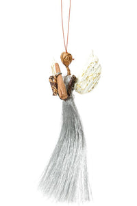 Banana Fiber & Thread Angel Ornament