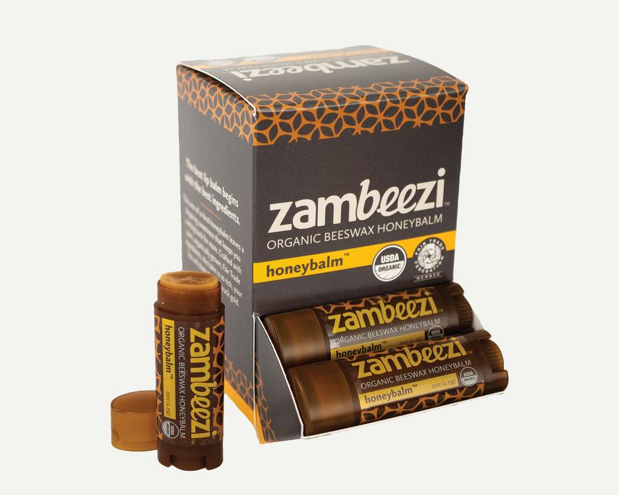 Zambeezi Organic Beeswax Honey Lip Balm