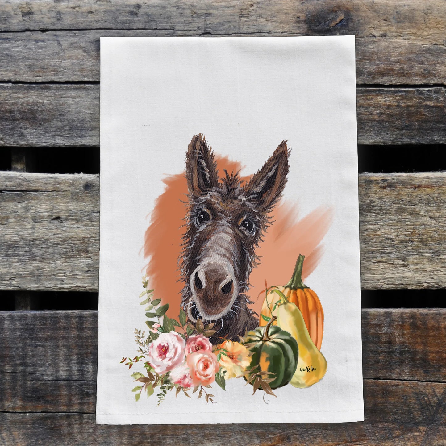 Animal Farmhouse Flour Tea Towel - Fall