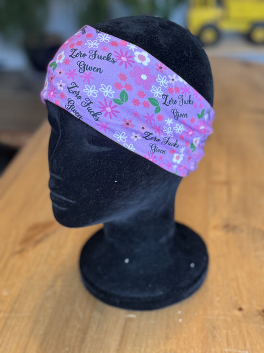 Zero Fucks given Headband