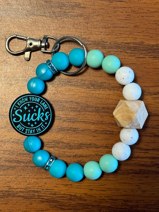 Your lane SUCKS stay in it Wristlet