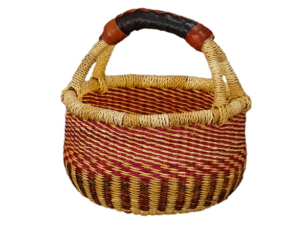 G-149A Mini Basket w/ Leather Handle