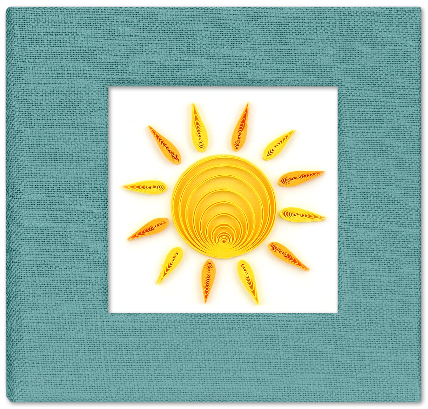 Quilled Sun Sticky Note Pad Cover