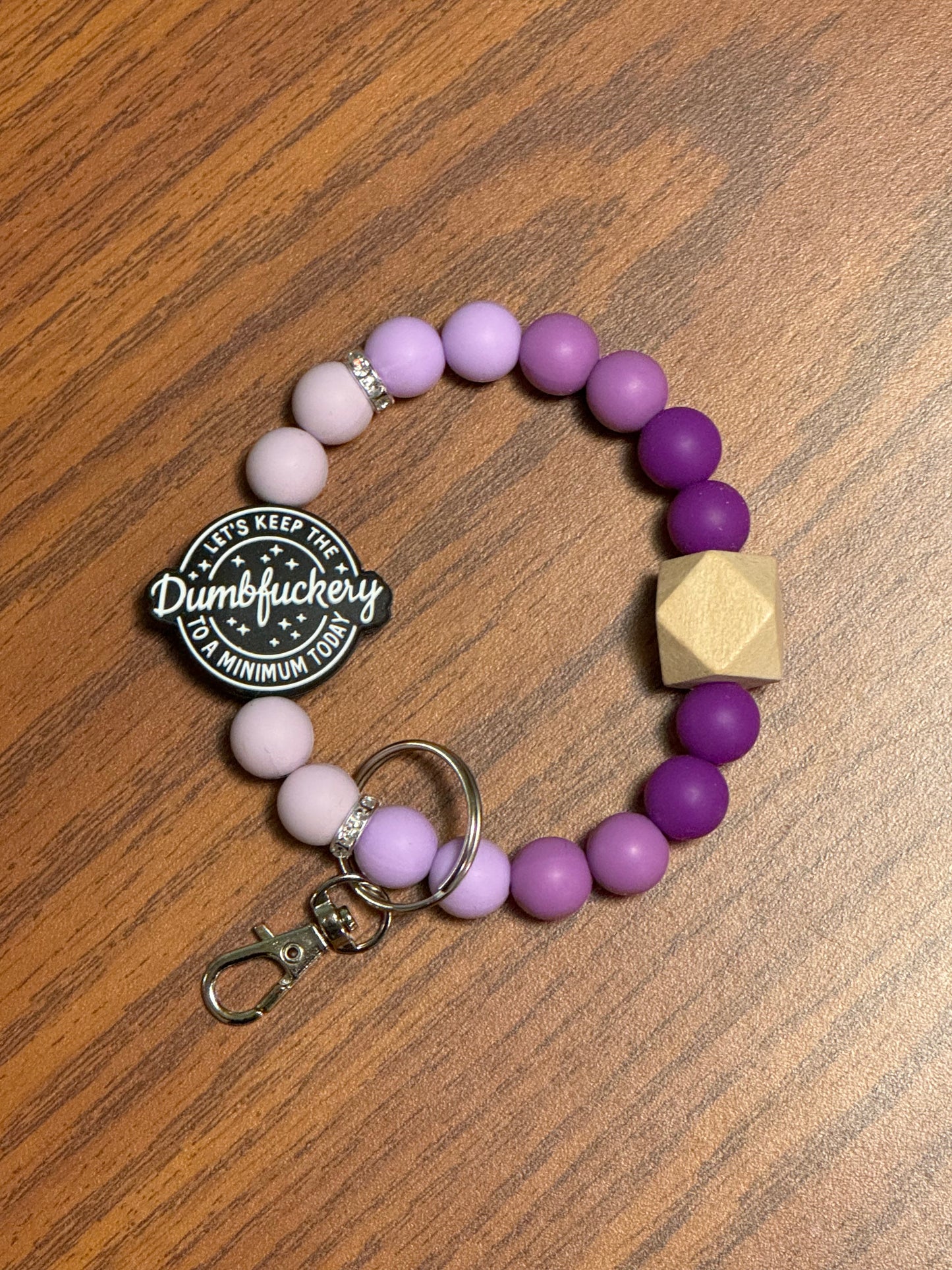 Let’s keep the dumbfuckery to a minimum wristlet