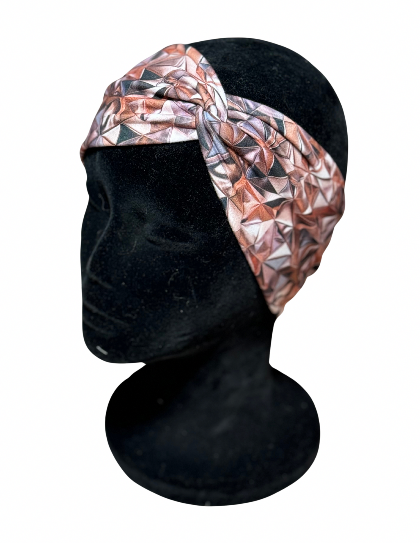 Metallic triangles headband