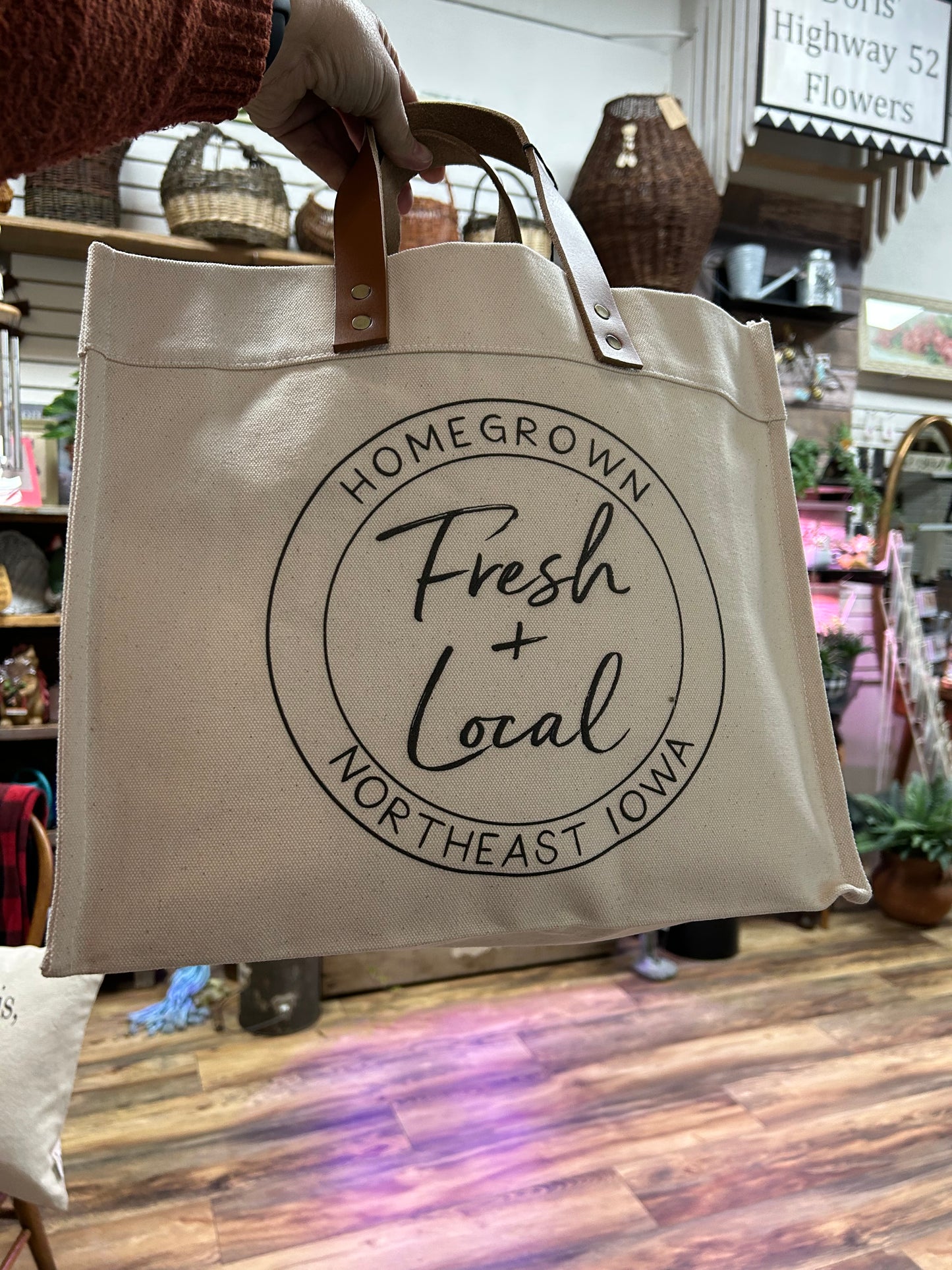 Homegrown Custom City and State Market Tote