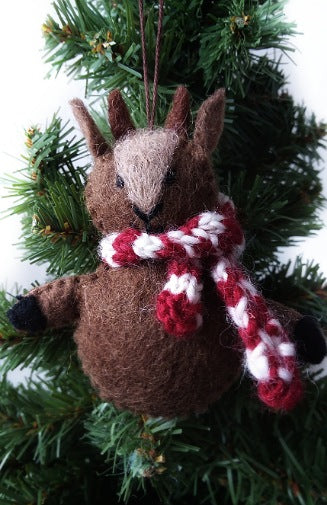 Felt Farm Animal Ornament