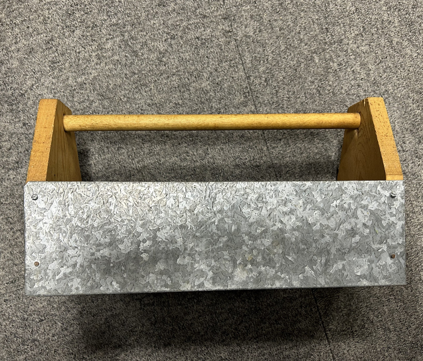 Metal & Wood Handled Caddy