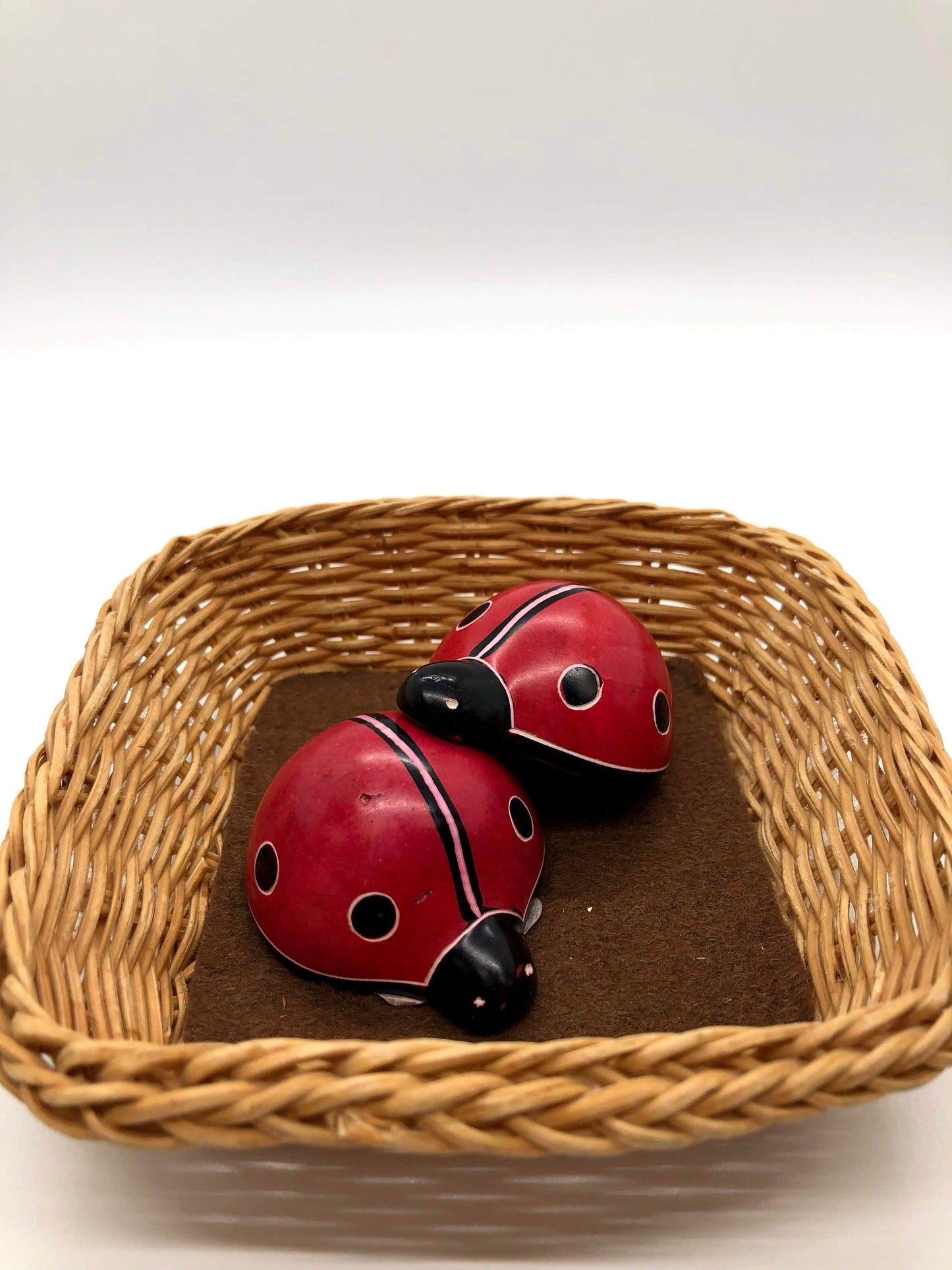 Kisii Good Luck Soapstone Lady bug