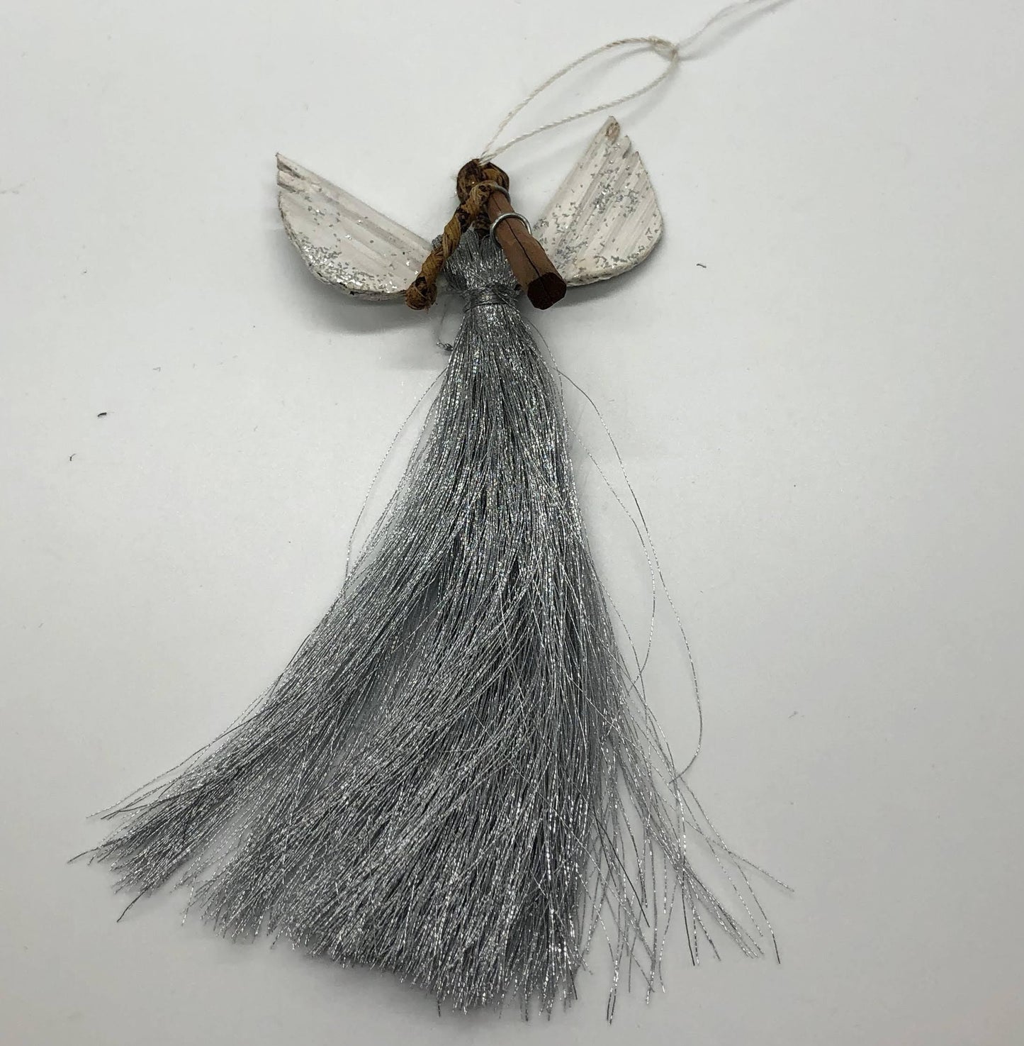 Banana Fiber & Thread Angel Ornament