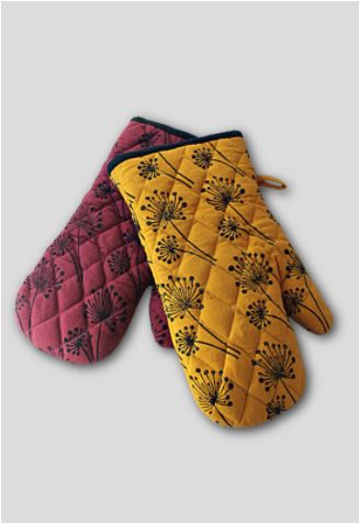 Colorful Cotton Oven Mitt