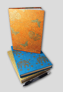 Recycled Silk Sari Covered Journals- Tree Free Paper
