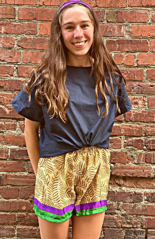 Silk Shorts Elastic waist