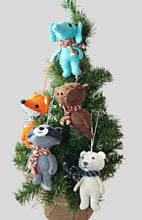 Load image into Gallery viewer, Colorful Felt Animal Ornament
