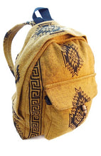 Load image into Gallery viewer, Backpack Small Cotton Blockprinted
