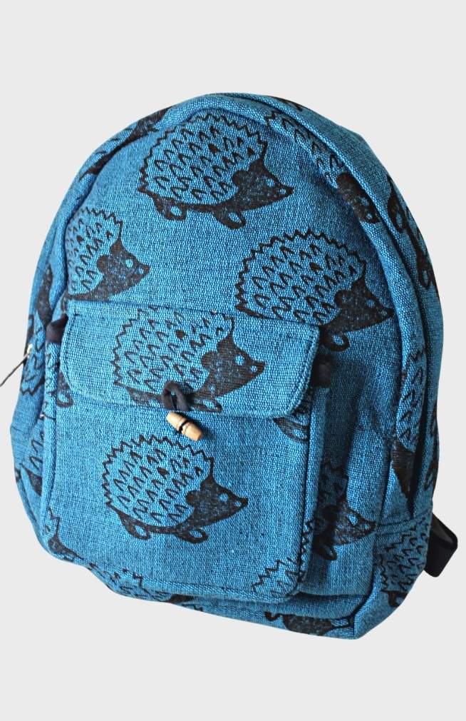 Backpack Small Cotton Blockprinted