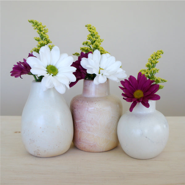 Natural Soapstone Vases