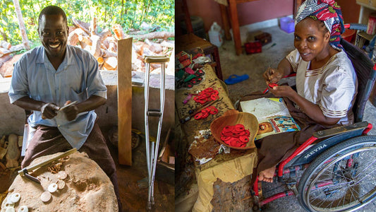 Copper Blossom Earrings