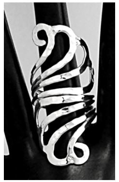Silver Rings Art Nouveau