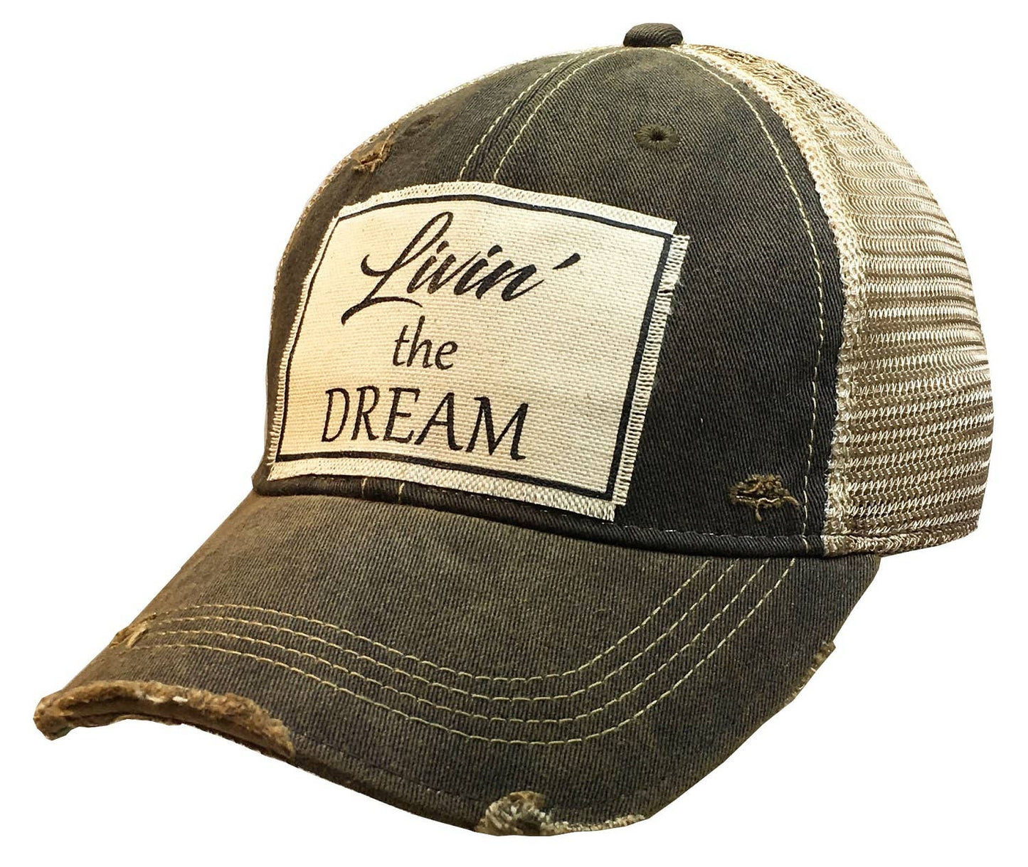 Livin' The Dream Distressed Trucker Cap