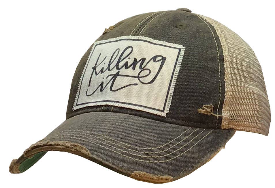 Killing It Distressed Trucker Cap