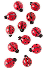 Kisii Good Luck Soapstone Lady bug
