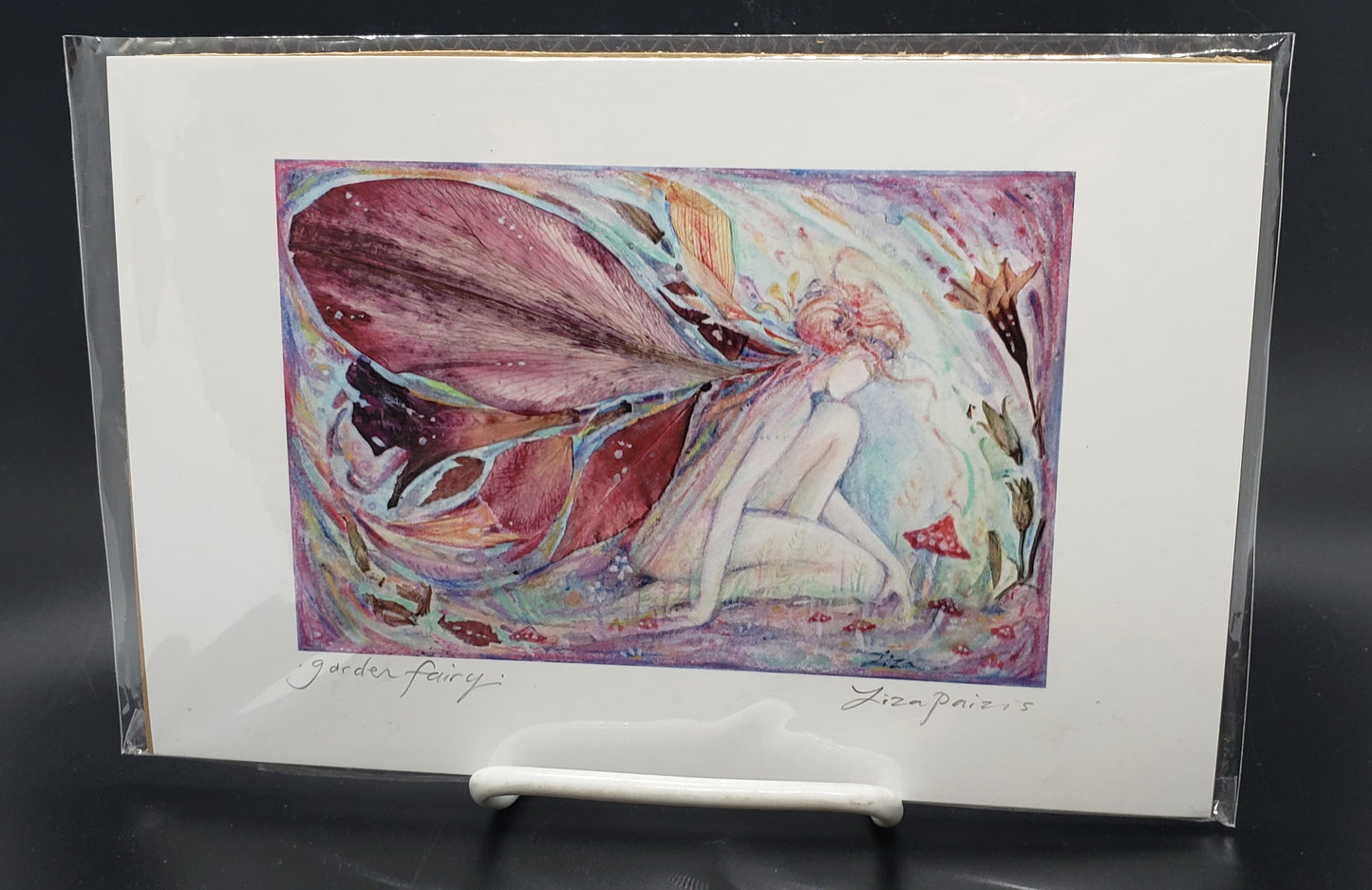 Liza Paizis 'Garden Fairy' Print