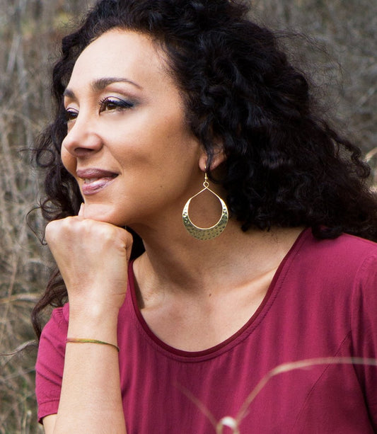 Lunar Cresent Earrings - Gold