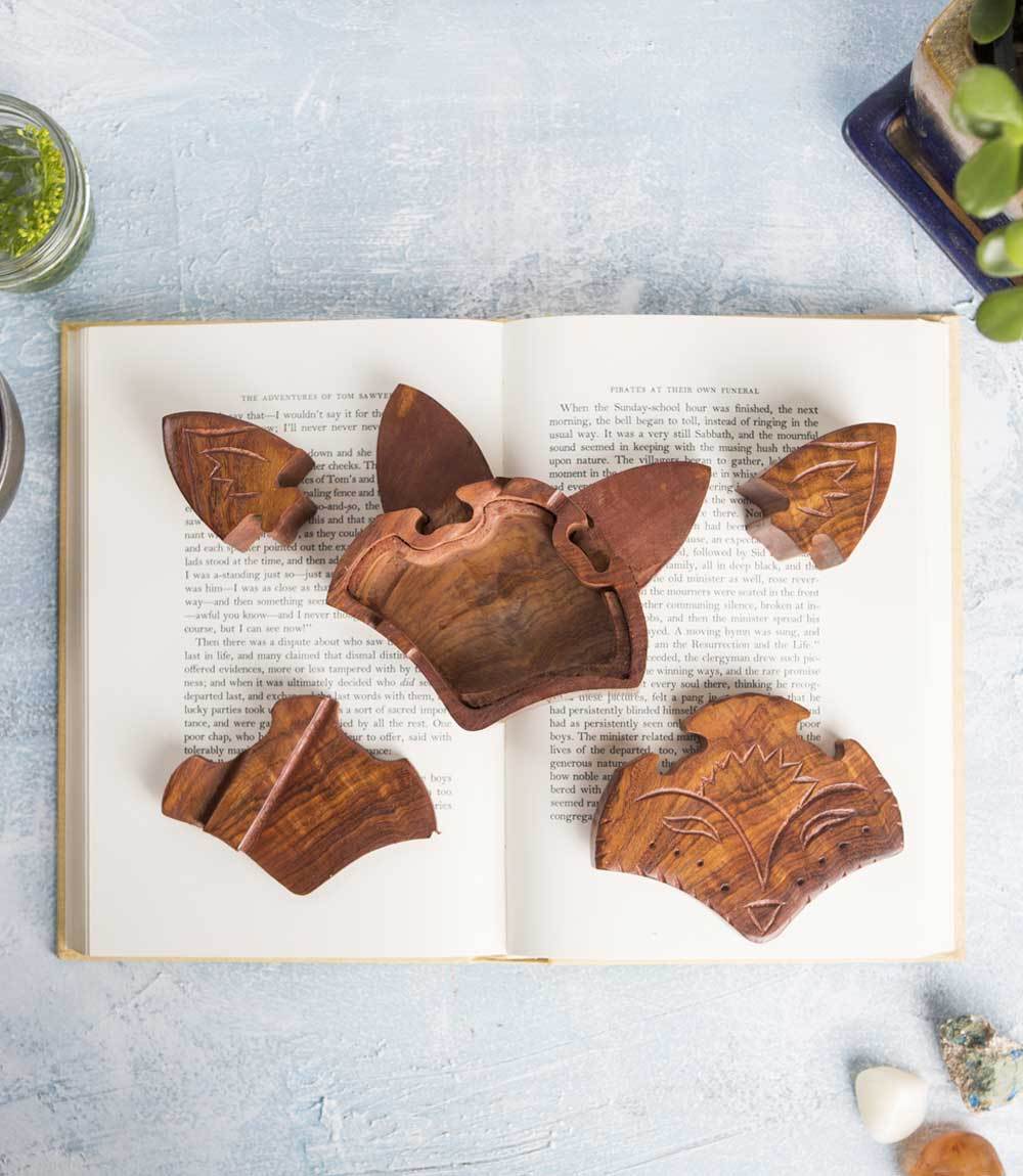Fox Puzzle Box