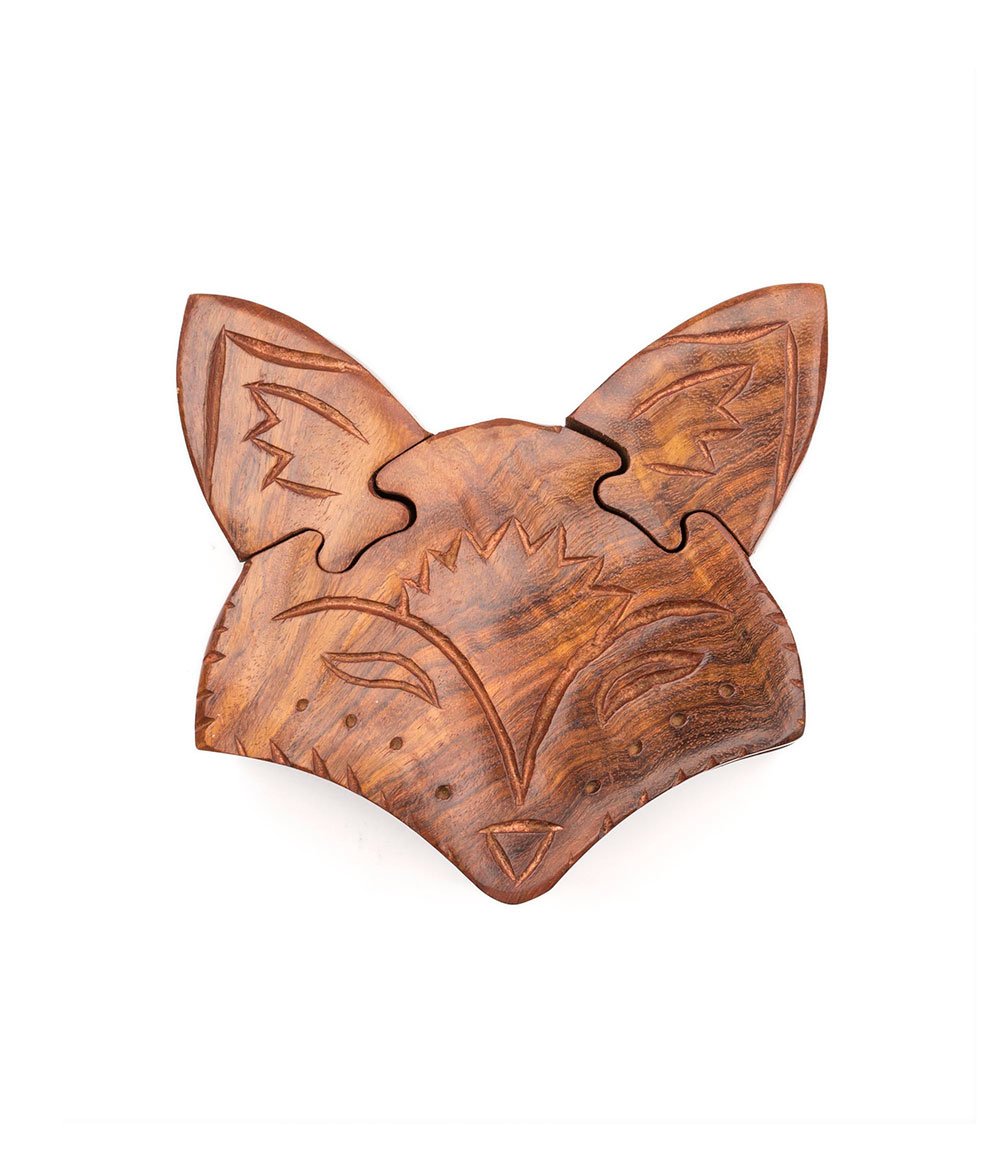 Fox Puzzle Box