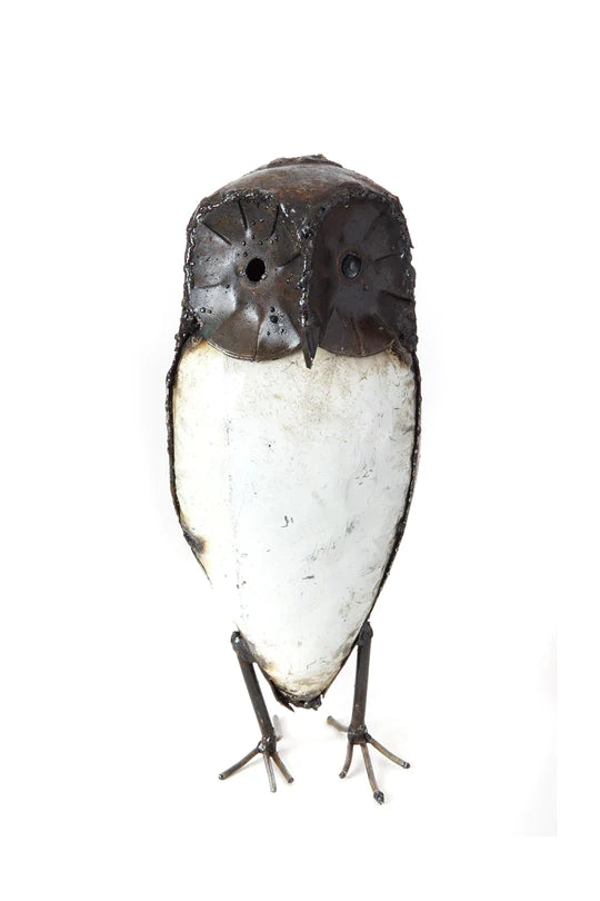 Recycled Metal Owl