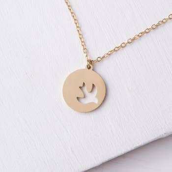 Dove Gold Necklace