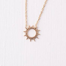Load image into Gallery viewer, Mallory  Sun Necklace
