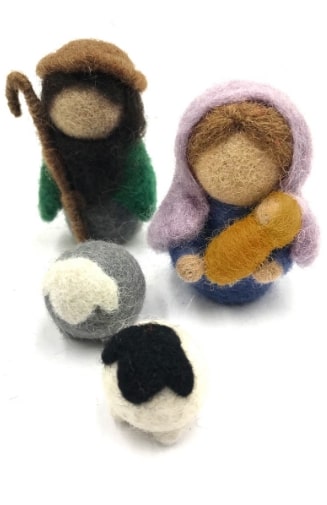 Felt Nativity Set - MINI