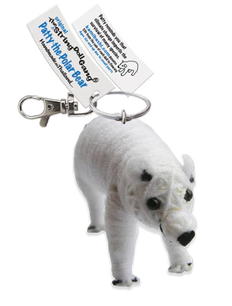 Patty the Polar Bear String Doll