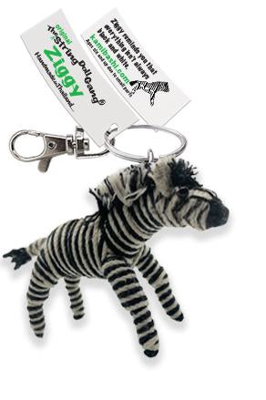 Ziggy the Zebra String Doll