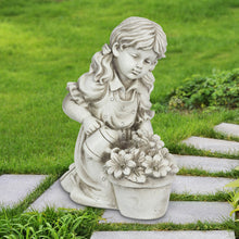 Load image into Gallery viewer, Kneeling Girls With Flower Pot
