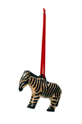 Jacaranda Zebra Ornament