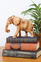 Kenyan Jacaranda Wood Jumbo Elephant- Trunk Down