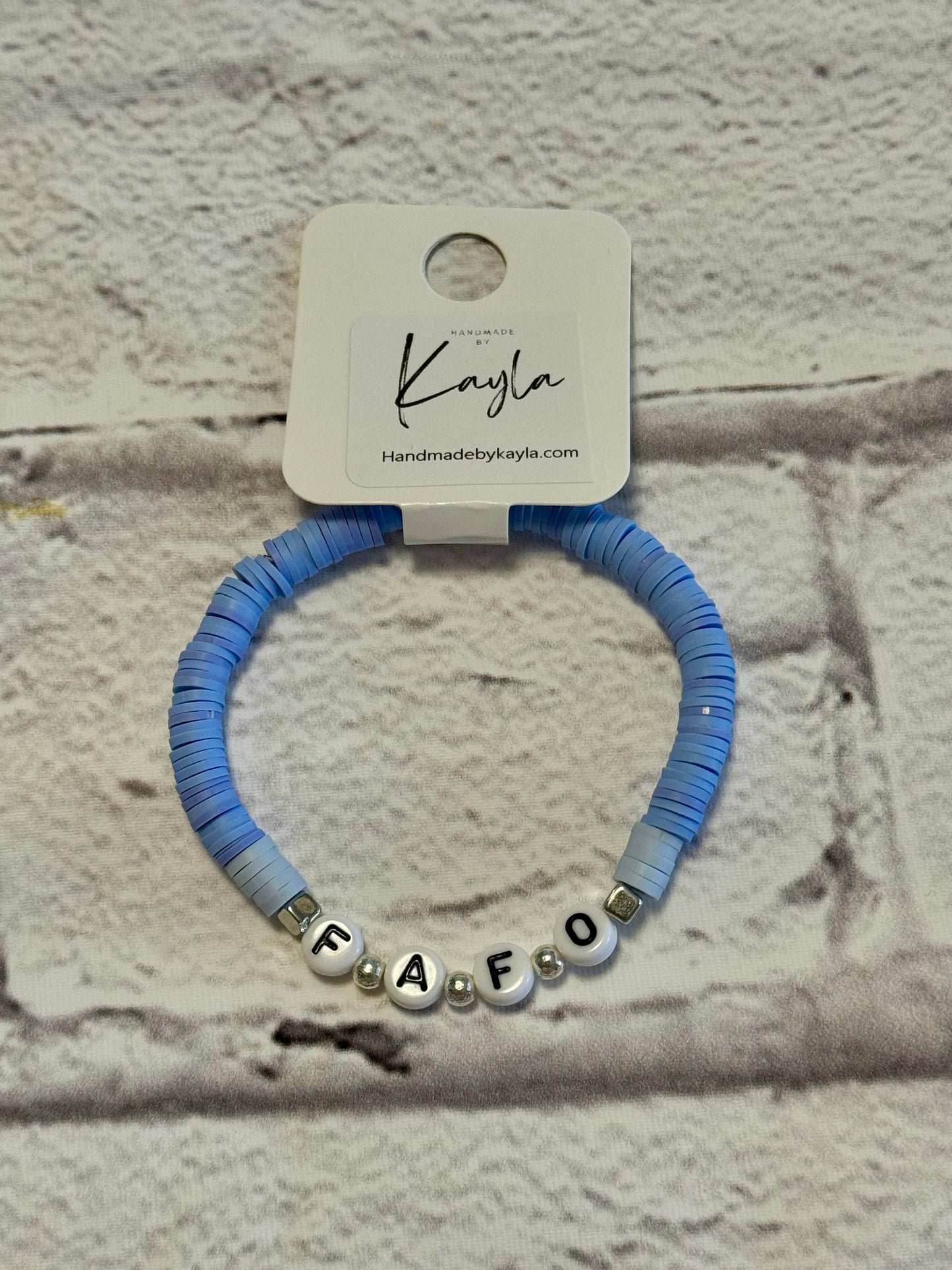 FAFO friendship bracelet