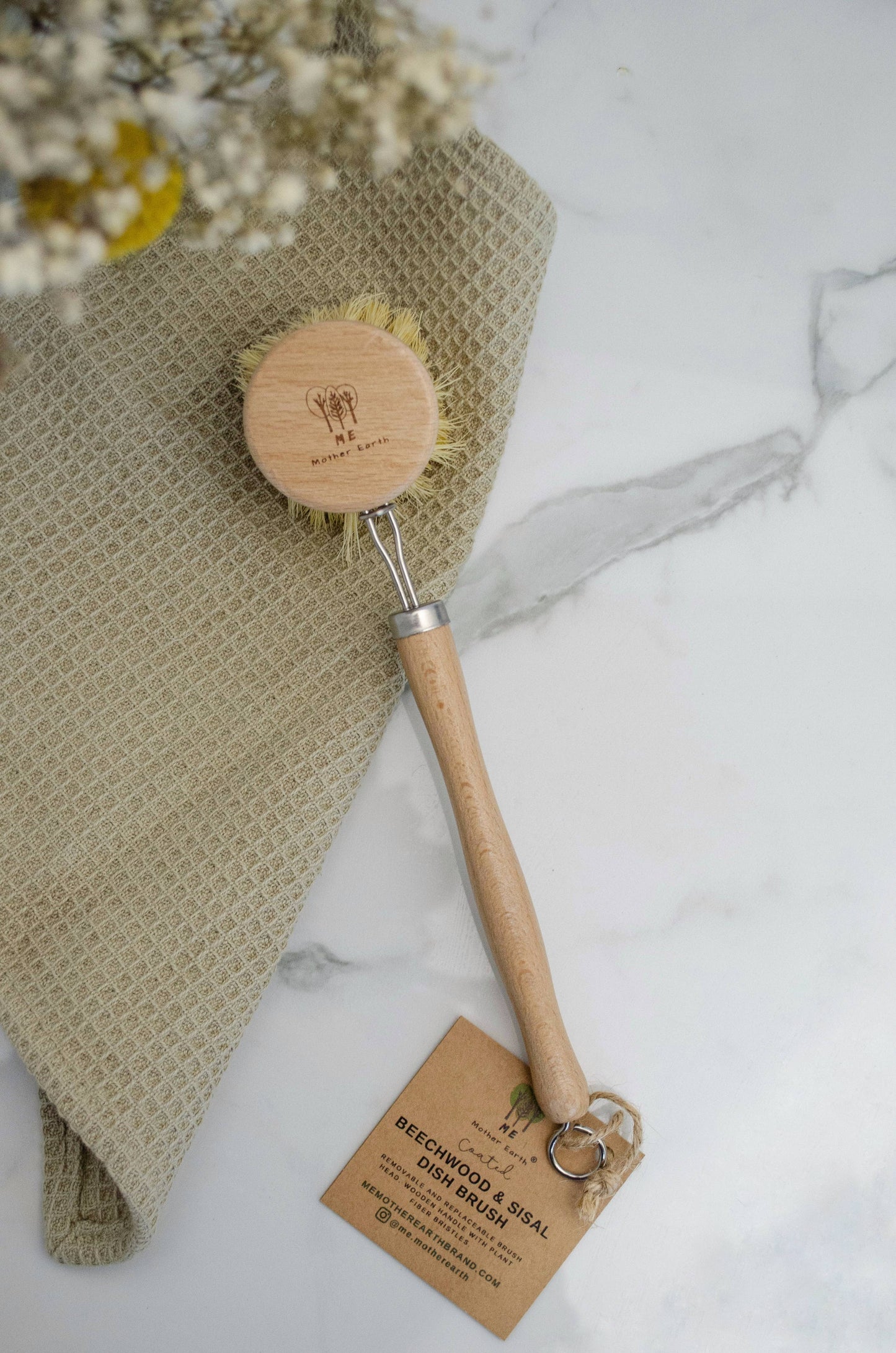 Sisal Kitchen Brush | Cleaning Supplies: Coated Sisal Kitchen Brush