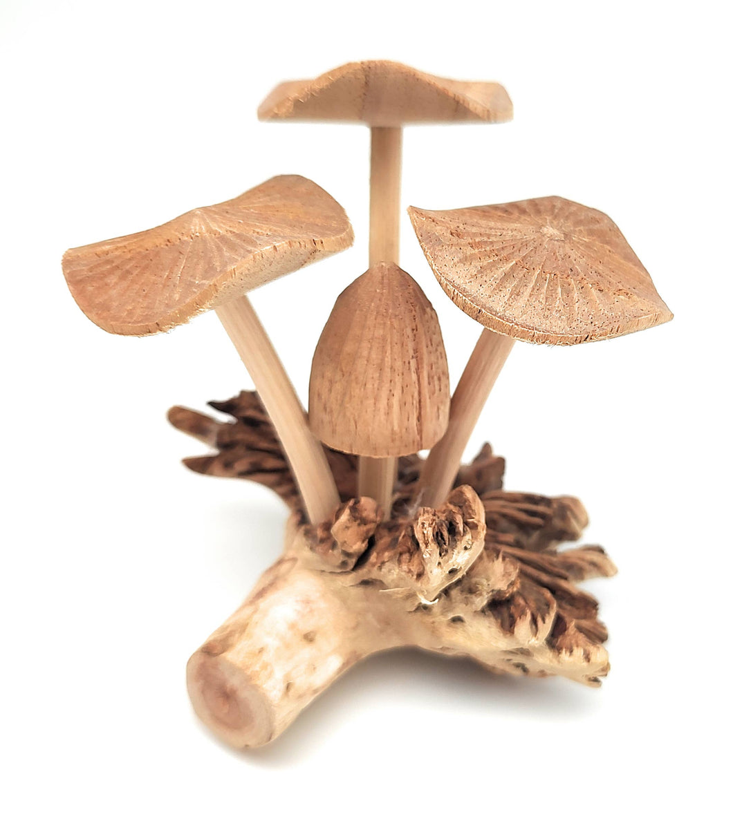 Mushroom Extra Small Wooden Hand Carved