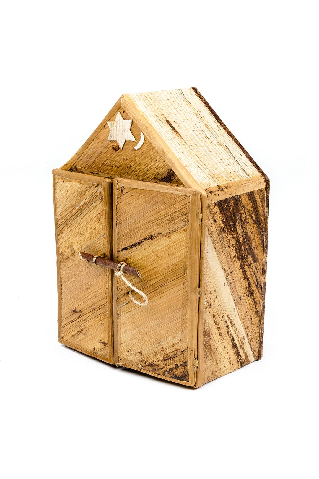Banana Fiber Double Door Stable Nativity