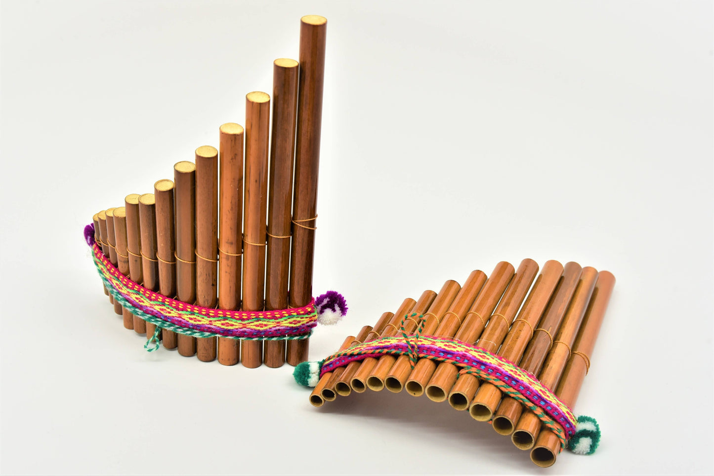 Pan Flute Curved 7" Peruvian Andean Musical