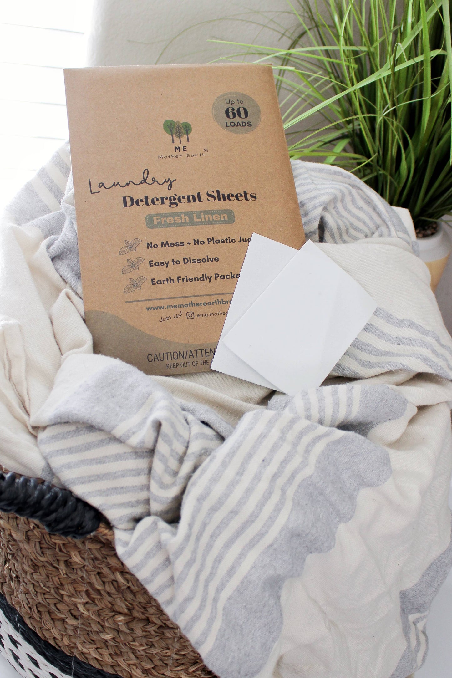 Laundry Detergent Sheets: 60 Loads: Unscented