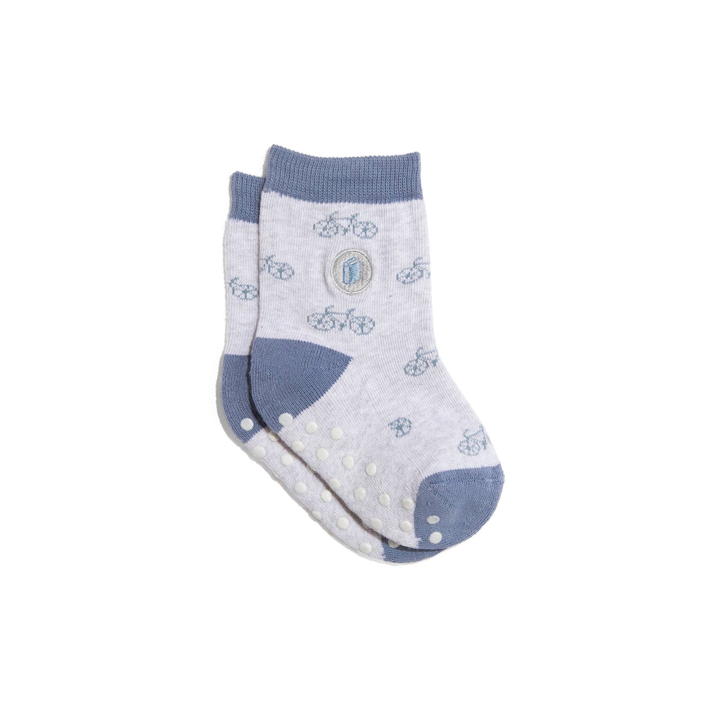 Kids Socks that Give Books (Gray Bicycles): Preschool