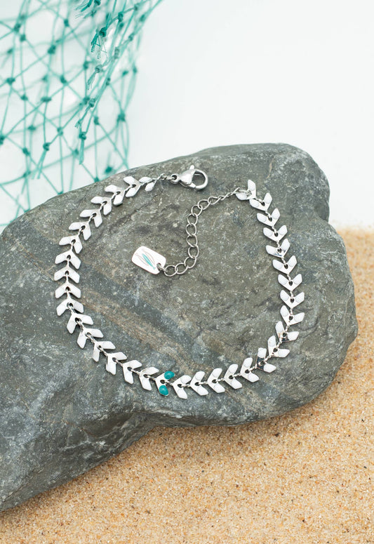 Against the Current Bracelet Silver