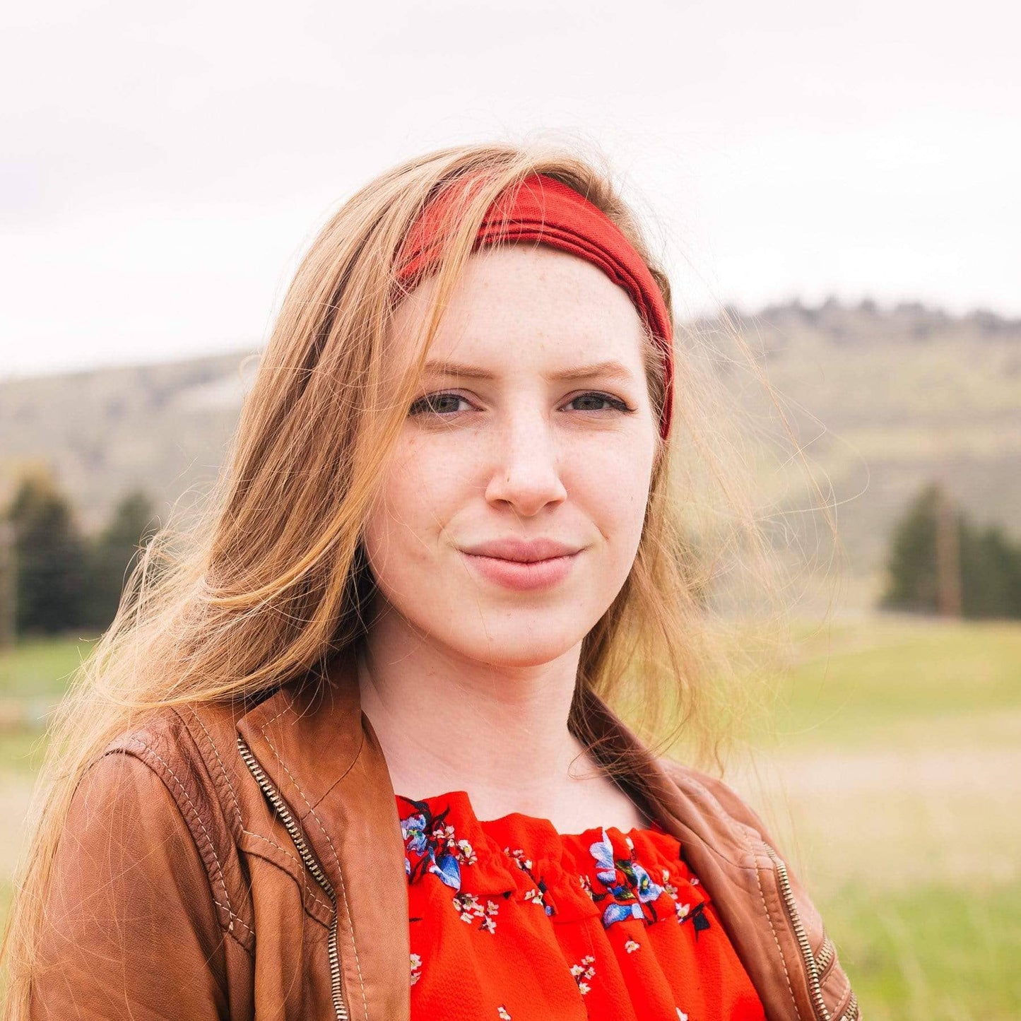 Boho Headband: Plum Purple Jasper