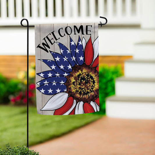 Flag, Patriotic Sunflower