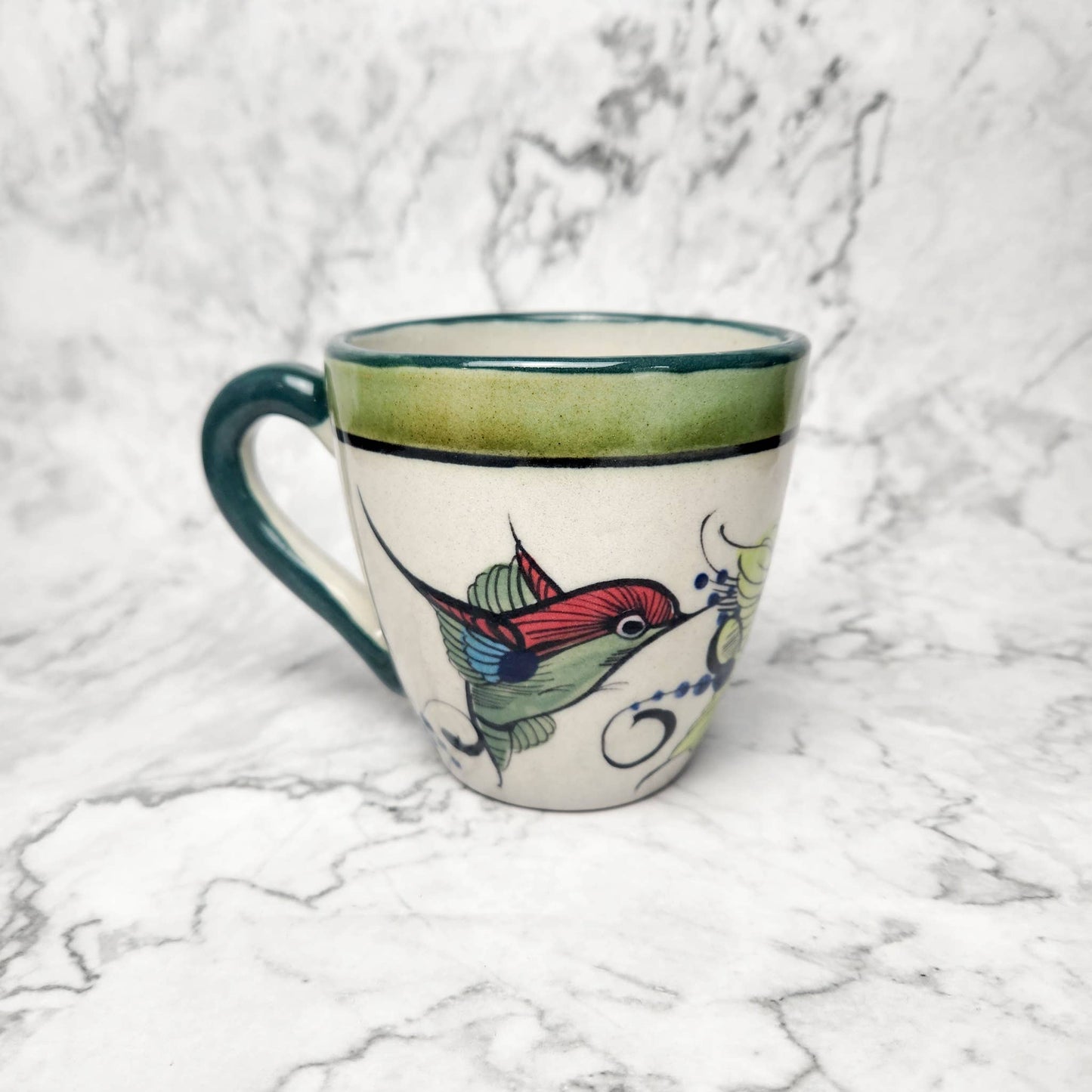 Stoneware Hummingbird Mug: New